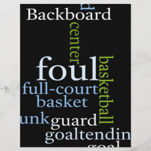 Lámina Slam Dunk of Words: Juego de básquetbol de campeon