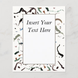 Lámina Sleek Modern Abstract Event Program