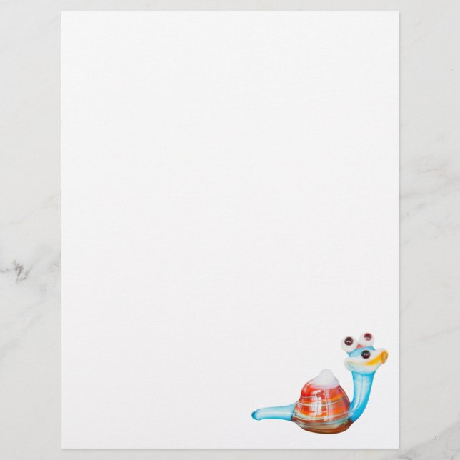 LÁMINA SNAIL DE VIDRIO SONRIENTE (Anverso)