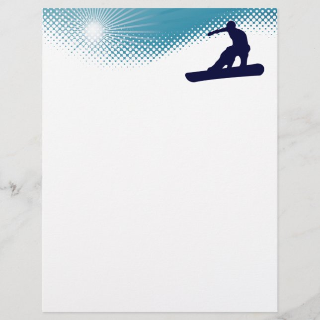 Lámina snowboard alto (Anverso)