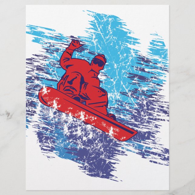 Lámina Snowboarder de Guay (Anverso)