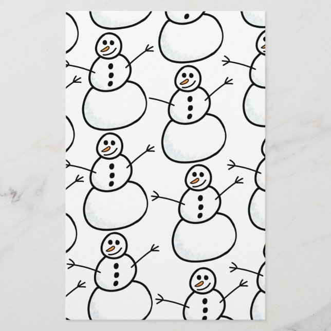 Lámina Snowmen (Anverso)