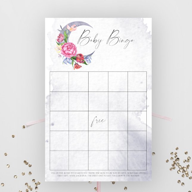 Lámina Sobre el juego del bingo del bebé de la luna (Subido por el creador)