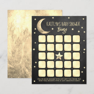 Lámina Sobre La Luna   Bingo de Baby Shower