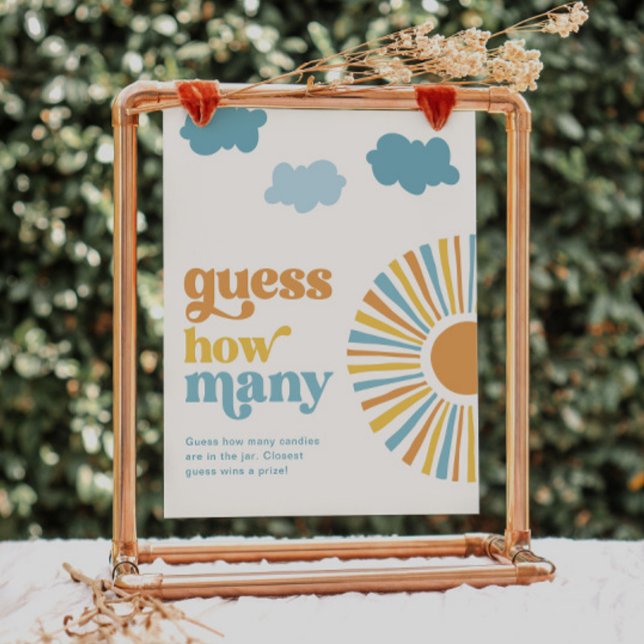 Lámina Sol 8x10 pulgadas adivina cuántos Rótulos de juego (Subido por el creador)