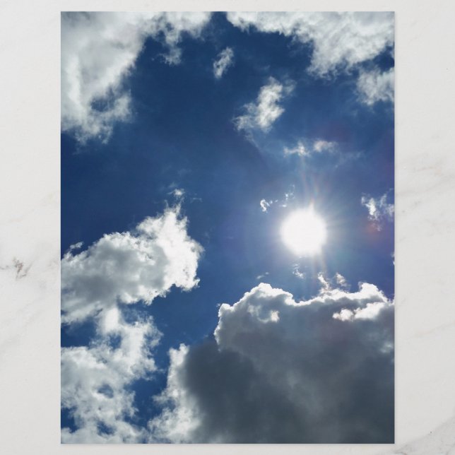 Lámina sol y nubes (Anverso)