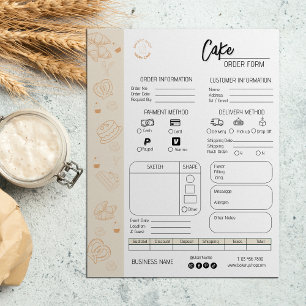 Lámina Solicitud de panadería Pastel de Boda para pequeña