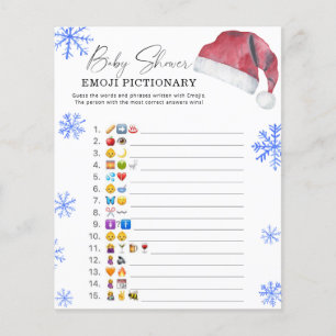 Lámina Sombrero de Santa - juego de emoji