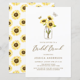 Lámina Sombrillas amarillas en la invitación de Jar Brida