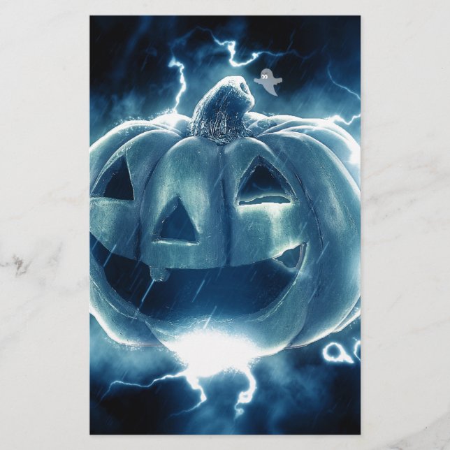 Lámina Sombrío Jack-o-Lantern (Anverso)
