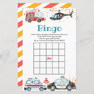 Lámina Sonar la alarma y agarrar los juegos de bingo de s