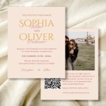 Sonido de presupuesto y oro Foto Invitación a la b