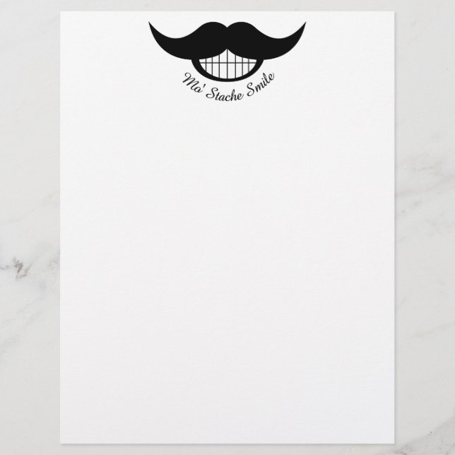 Lámina Sonrisa de bigote (Anverso)