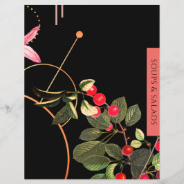 Lámina Sopa y ensalada | Inserción de receta | Cerezas ro