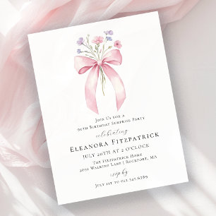 Lámina SORPRESA PRESUPUESTARIA 90 cumpleaños Invitación d