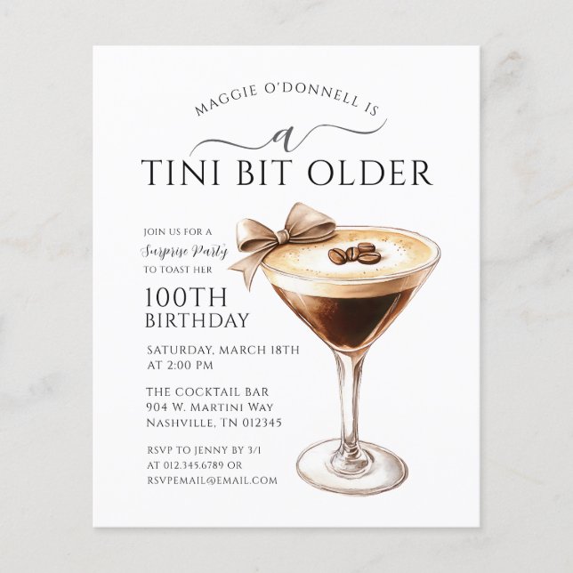 Lámina SORPRESA PRESUPUESTARIA FIESTA Tini bit mayor Mart (Anverso)