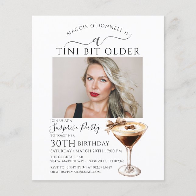Lámina SORPRESA PRESUPUESTARIA FIESTA Tini bit mayor Mart (Anverso)