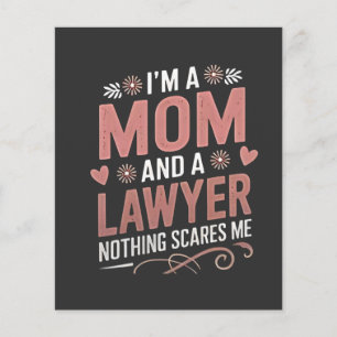 Lámina Soy mamá y abogada, nada me asusta