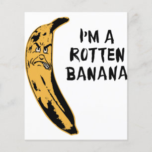 Lámina Soy un banano repugnante