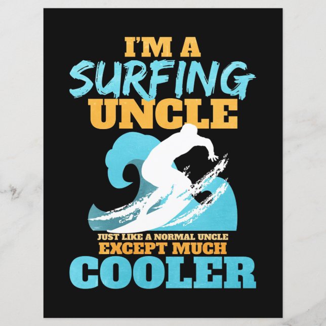 Lámina Soy Un Tío De Surfing (Anverso)