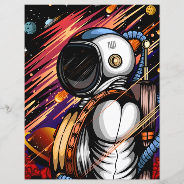 Lámina Spaceman (Anverso)