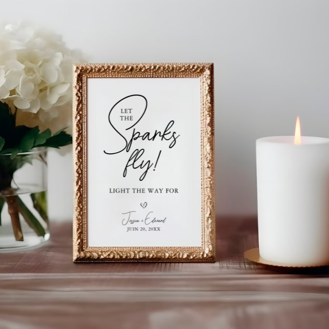 Lámina Sparkler Send Off Dejar Que Las Chispas Volaran En (Subido por el creador)