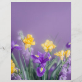 Lámina Spring blooms scrapbook paper