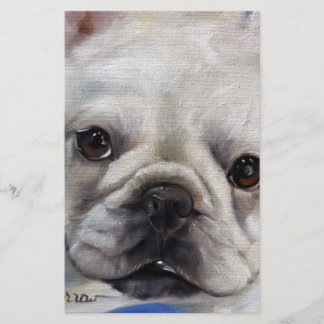 Lámina "Sr. francés" Bulldog francés pintura artística fr