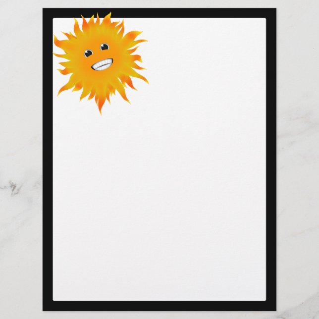 Lámina Sr. Happy Sunshine (Anverso)