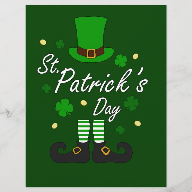 Lámina St Patricks Leprechaun (Anverso)