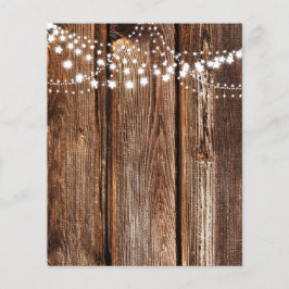 Lámina Star Lights & Wood Grain Scrapbook Paper