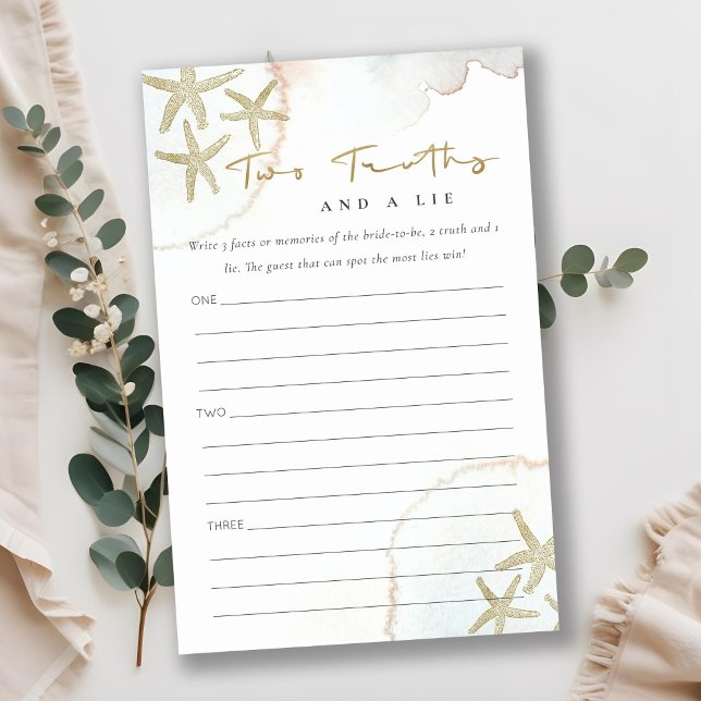 Lámina Starfish de oro 2 Trucha y una mentira juego de du (Subido por el creador)