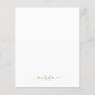 Lámina Stationery con Personalizado de guiones de monogra