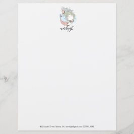 Lámina Stationery de sirvienta personalizada
