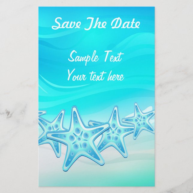 Lámina Stationery Starfish (Anverso)