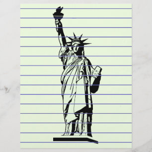 Lámina Statue of Liberty Letterhead