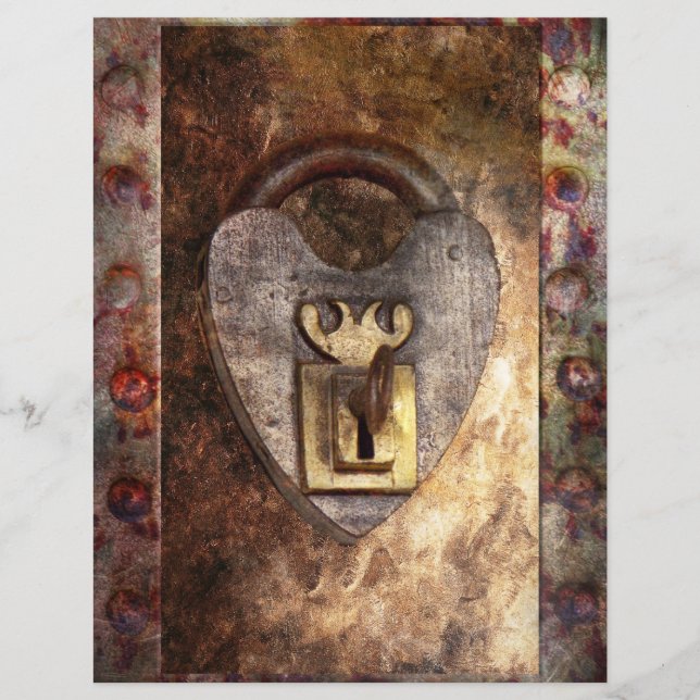 Lámina Steampunk - Locksmith - La llave de mi corazón (Anverso)