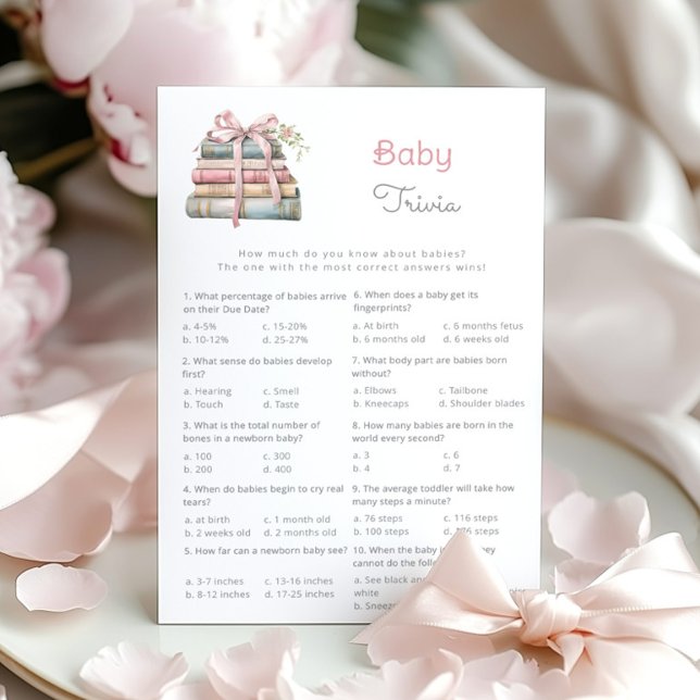 Lámina Storybook Baby Trivia New Chapter Baby Shower game (Subido por el creador)