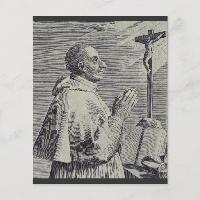 Lámina Su Eminencia San Carlos Borromeo (Anverso)
