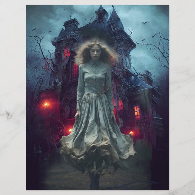 Lámina Su vida sombría (Anverso)