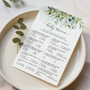 Lámina Subjuego de la trivialidad de bebé del eucalipto d