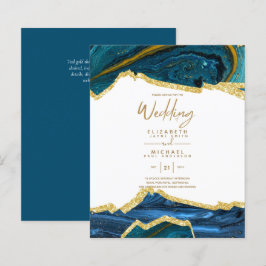 Lámina Sublime invitaciones de boda de estilo de agate de
