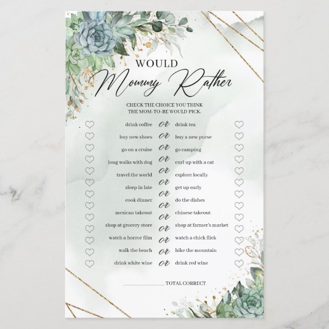 Lámina Suculentas vegetación follaje mami más bien (Anverso)