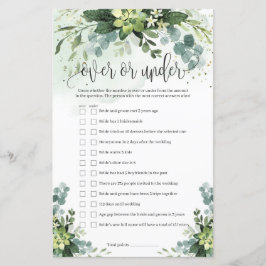 Lámina Suculento y moderno boho de vegetación en el juego