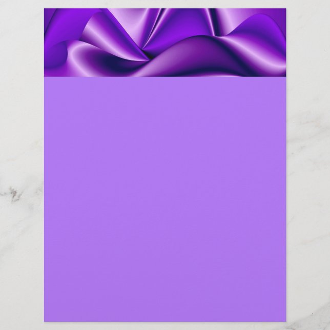 Lámina Sueños del arcoiris de flores moradas (Anverso)