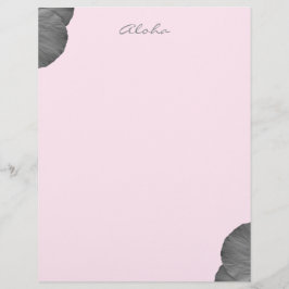 Lámina Sueños hawaianos en blanco y negro