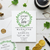 Suerte en el Boda de amor St. Patrick's Day Budget