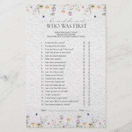 Lámina Summer Wildflowers Dijo Que Dijo Que Era Un Juego 