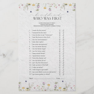 Lámina Summer Wildflowers Dijo Que Dijo Que Era Un Juego