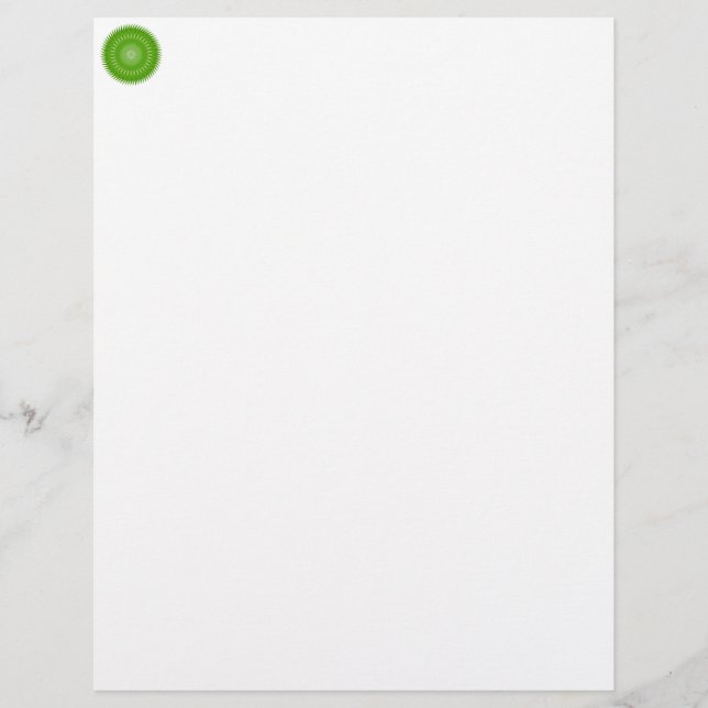 Lámina Sun Mandala green (Anverso)